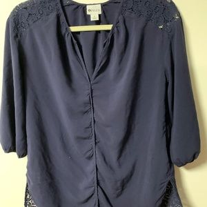 TYLUS Navy Blouse - M